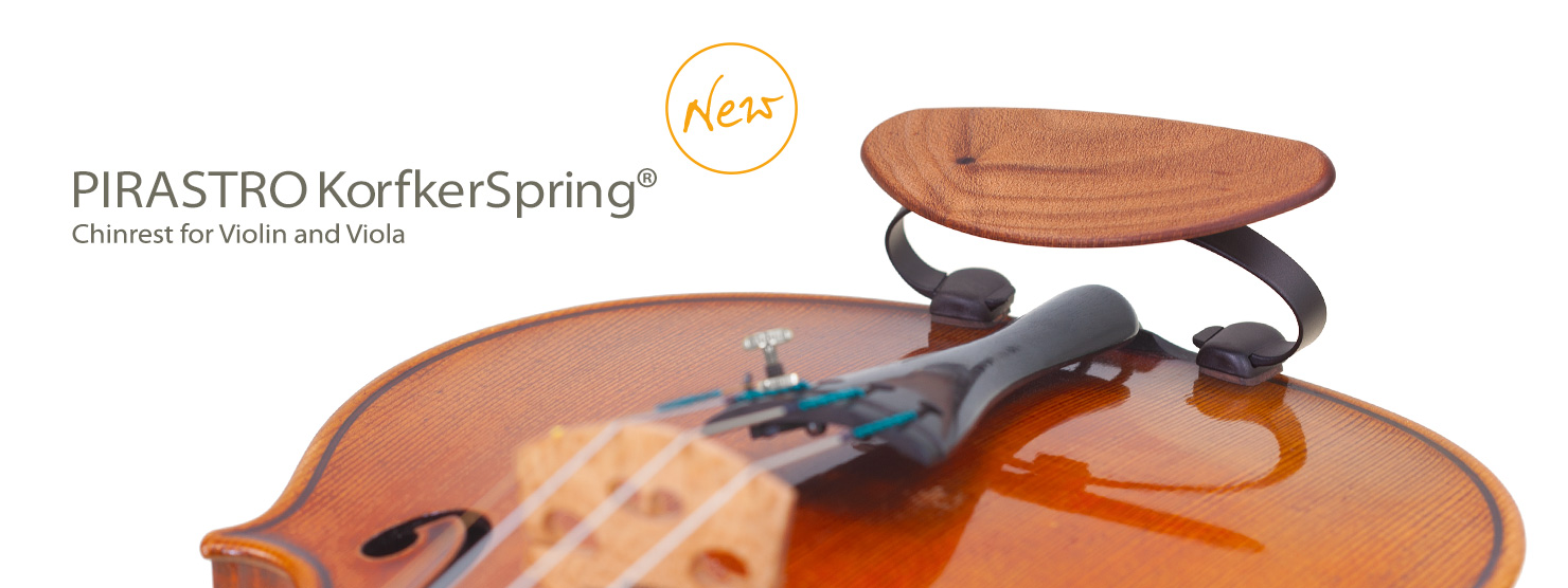 PIRASTRO KorfkerSpring® Chinrest for Violin and Viola